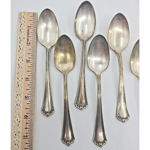 WM. A. Rogers SXR Silverplated Mixed Lot 19 Pc Spoons Forks Replacements Vtg - Picture 3 of 13